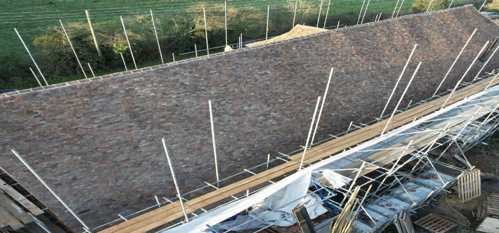 Full peg tile re-roof, near Ashford